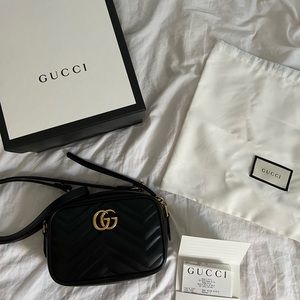 Mini Gucci Marmont Matelasse bag, excellent condition
